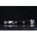 Silver Hair Barrette with jasper