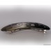Sterling silver hair barrette with turquoise