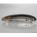 Sterling silver hair barrette with turquoise