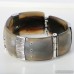 Sterling silver bracelet bangle unique one of a kind 633