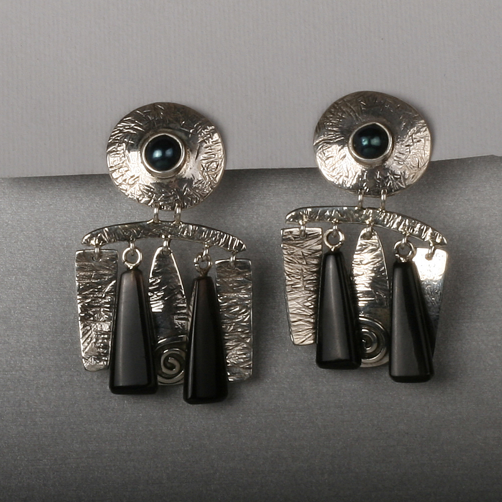 Sterling silver earrings 104b