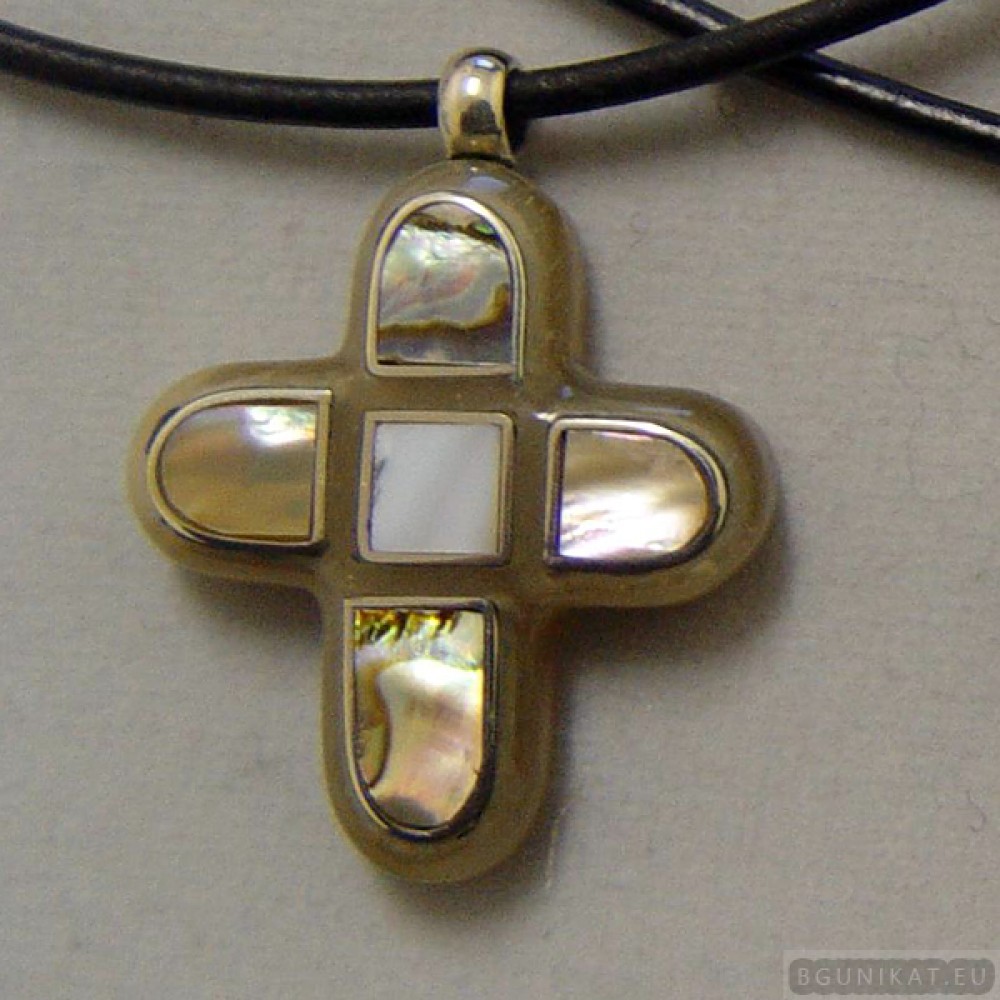 Sterling silver necklace cross 126