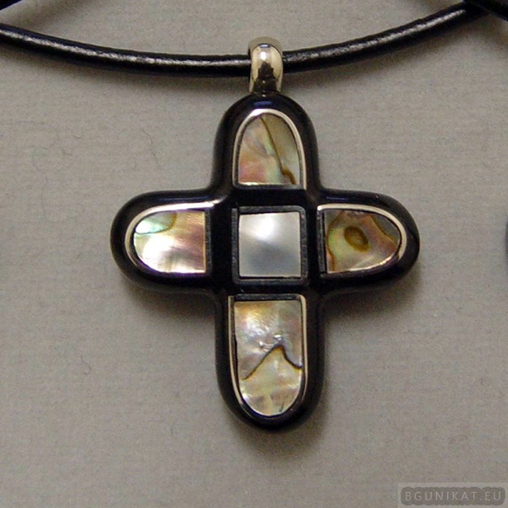 Sterling silver necklace cross 126