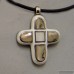 Sterling silver necklace cross 126
