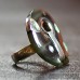 Sterling silver ring with horn 455